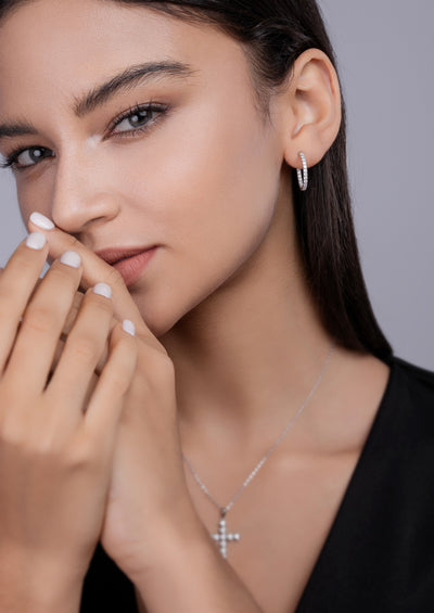 S925 Silver Moissanite Earrings