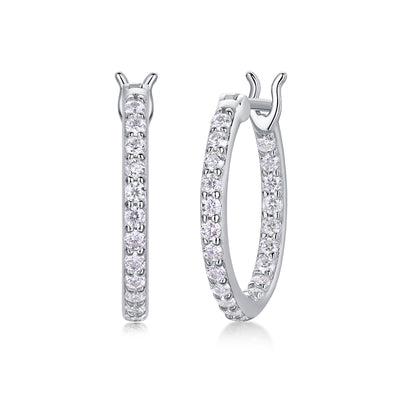 S925 Silver Moissanite Earrings