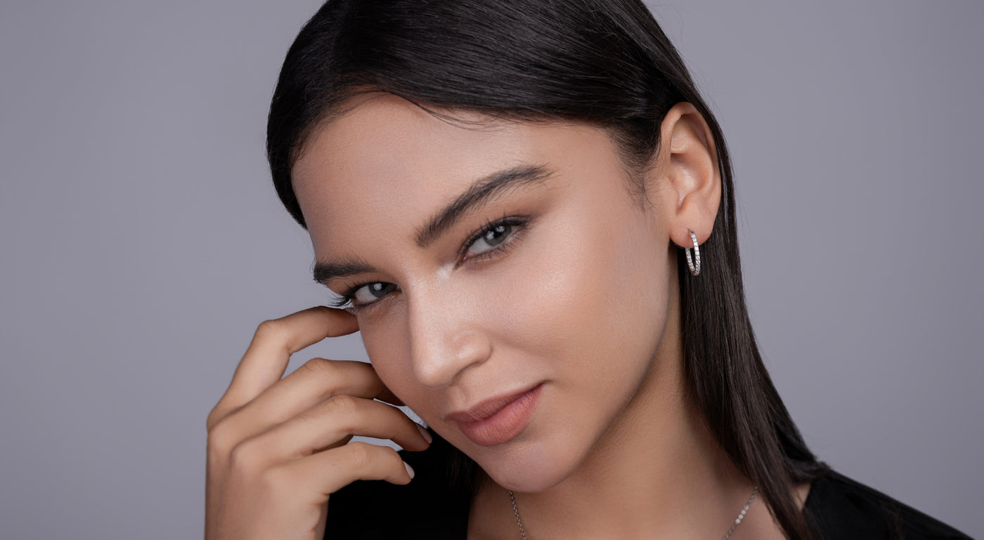 S925 Silver Moissanite Earrings