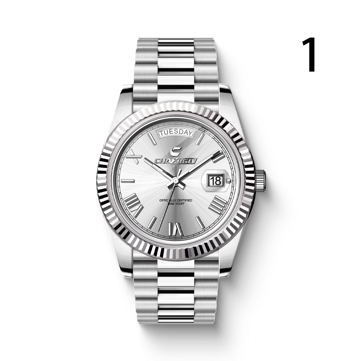 Large Dial with Steel Band