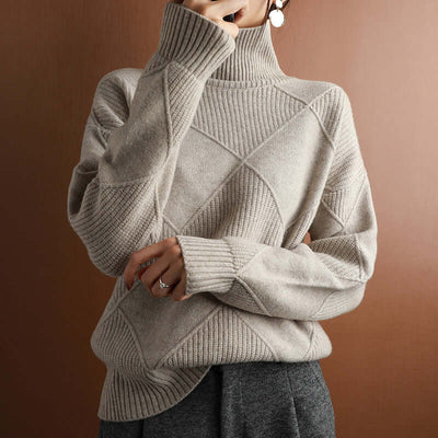 View details for Fashion Retro Cable-knit Pullover Sweater Women Fashion Retro Cable-knit Pullover Sweater Women