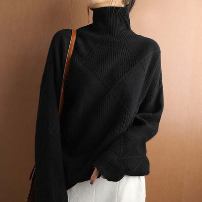 View details for Fashion Retro Cable-knit Pullover Sweater Women Fashion Retro Cable-knit Pullover Sweater Women