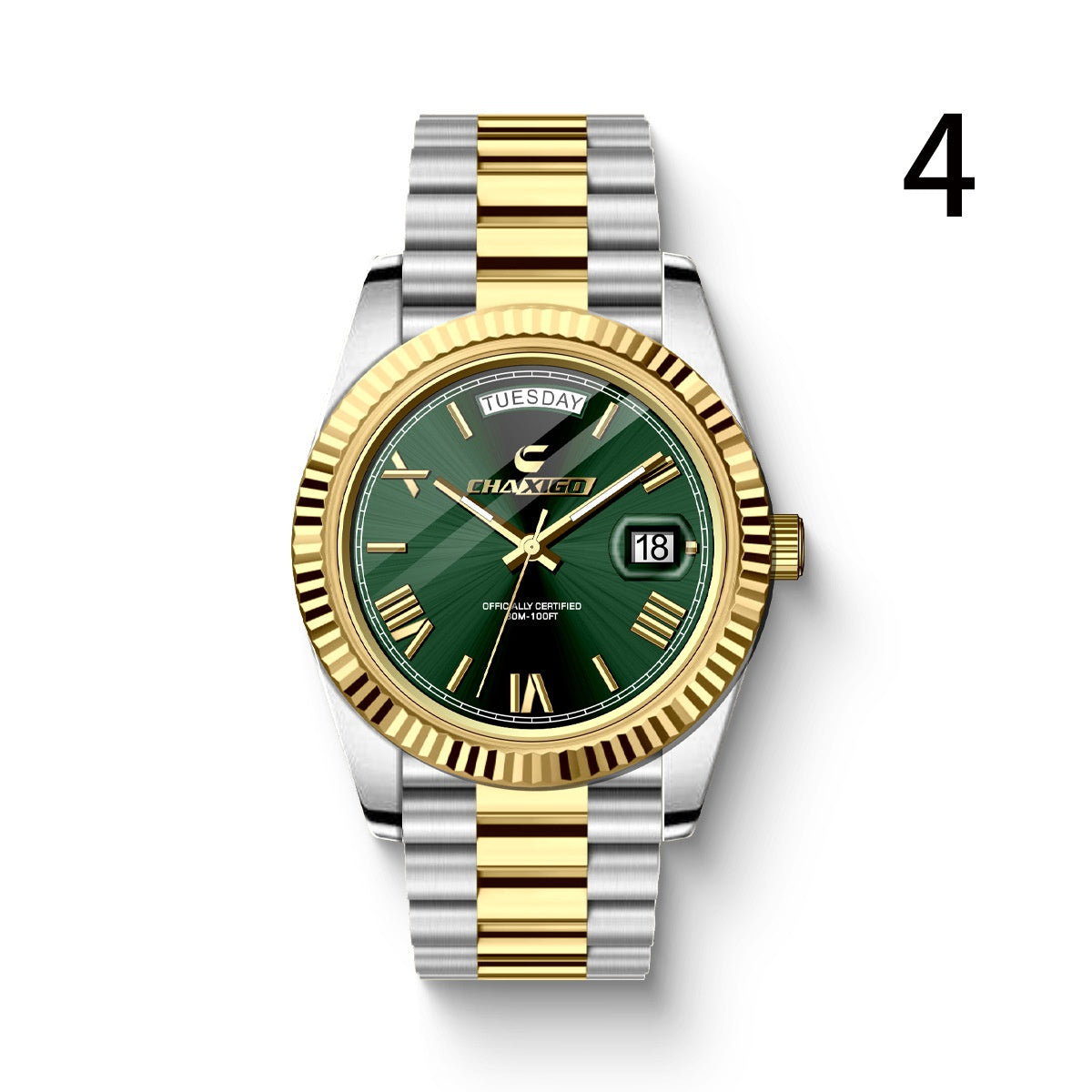 Large Dial with Steel Band