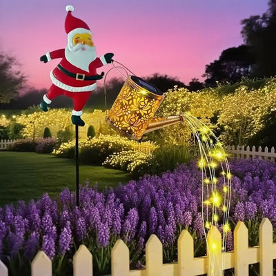 Solar Santa Lawn Light