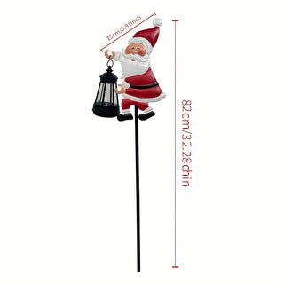 Solar Santa Lawn Light